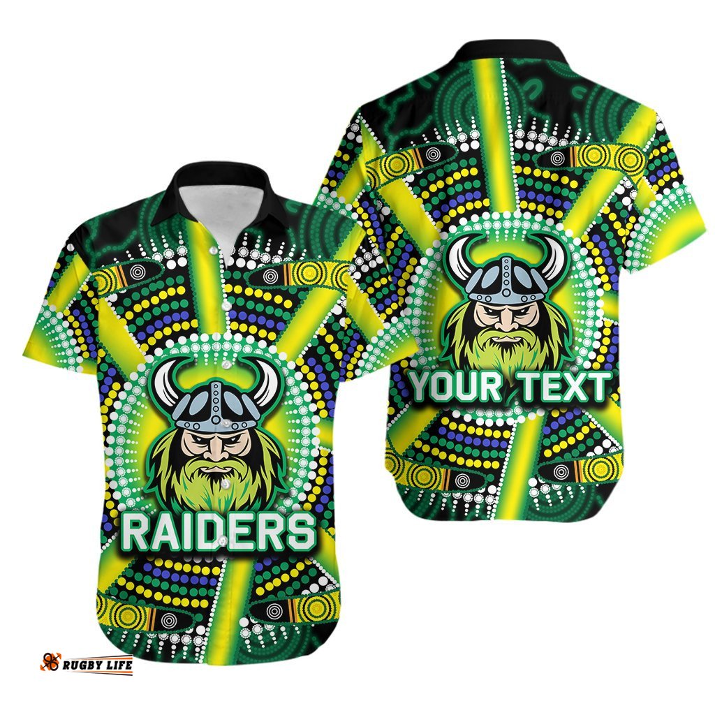 Custom Personalised Raiders Hawaiian Shirt Special Aboriginal
