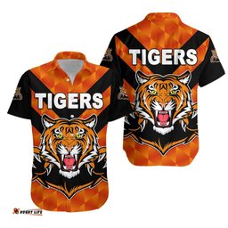 Balmain Hawaiian Shirt Tigers Orange Vibes No.2