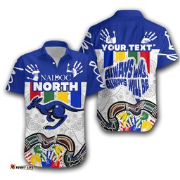 Custom Personalised Melbourne Hawaiian Shirt North NAIDOC Week Kangaroos Special Style