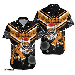 Wests Christmas Hawaiian Shirt Tigers Indigenous