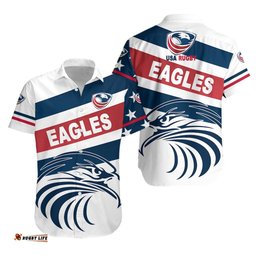USA Rugby Hawaiian Shirt Eagles Original Style