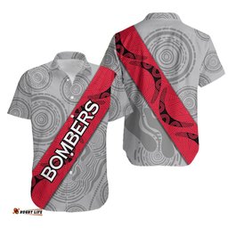Essendon Bombers Hawaiian Shirt