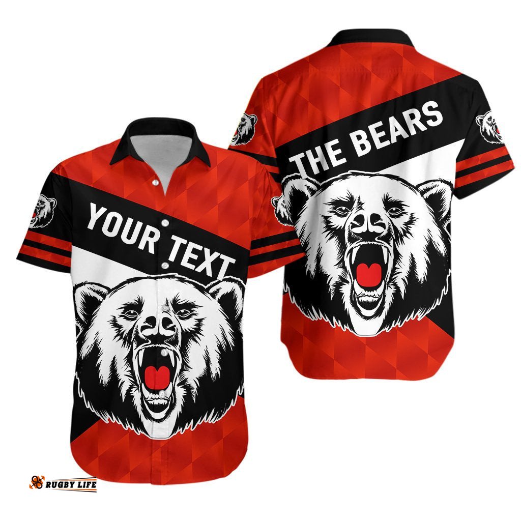 Custom Personalised North Sydney Hawaiian Shirt The Bears Sporty Style