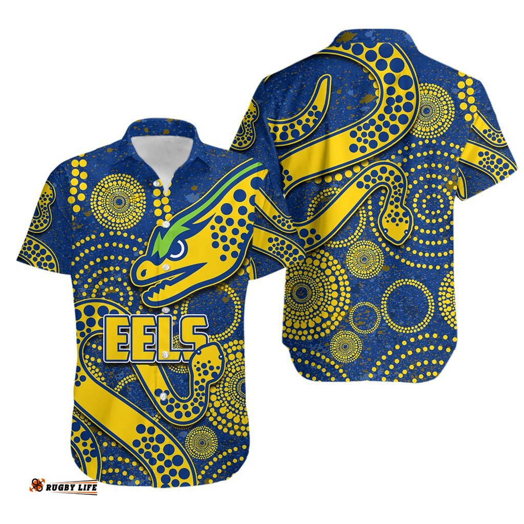Parramatta Eels Hawaiian Shirt Special Aboriginal Style