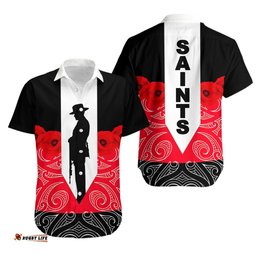 ST Kilda Hawaiian Shirt ANZAC Day