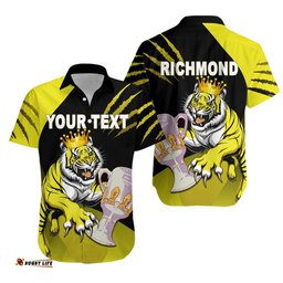Custom Personalised Richmond Premier Hawaiian Shirt Tigers