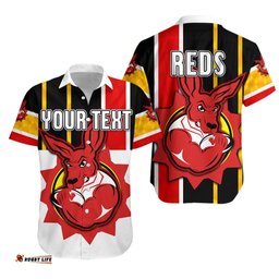 Custom Personalised Western Hawaiian Shirt Reds Original Style