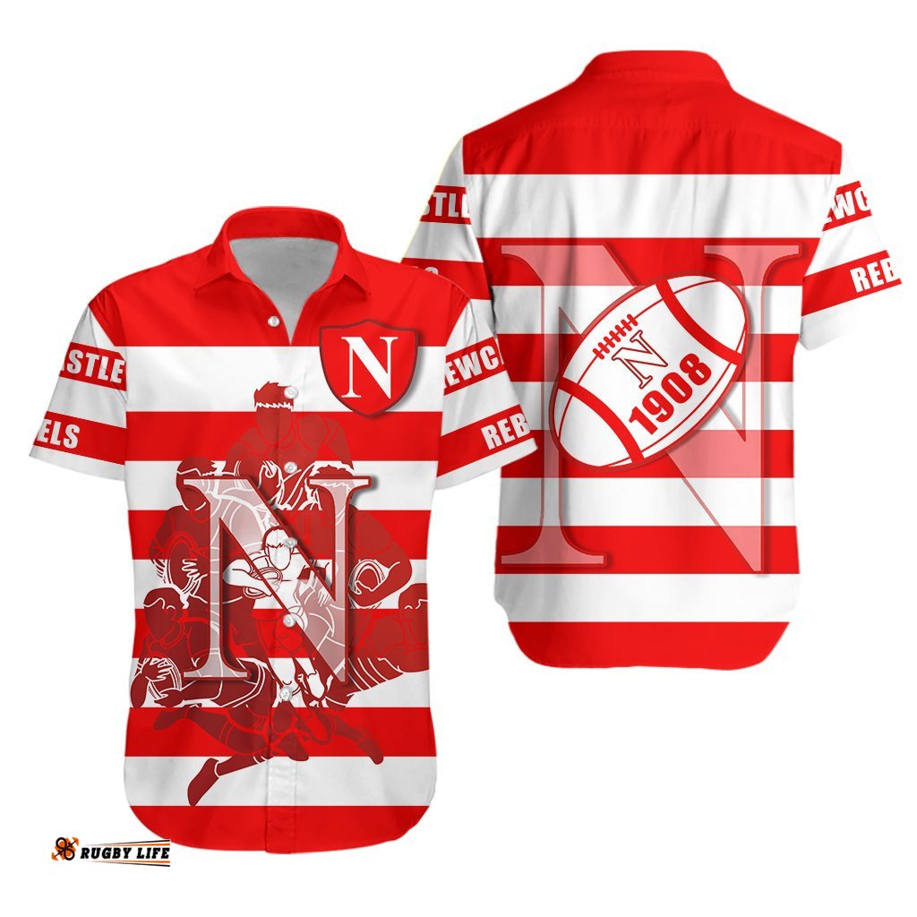 Newcastle Rebels Hawaiian Shirt Original 1908