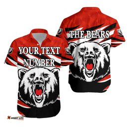 Custom Personalised North Sydney Hawaiian Shirt The Bears Unique Style