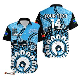 Custom Text And Number Adelaide Strikers NAIDOC Hawaiian Shirt Indigenous For Our Elders