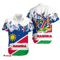 Namibia Hawaiian Shirt Special Flag Style