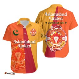 Islamabad United Cricket Hawaiian Shirt Sherus HBL PSL Orange Dynamic