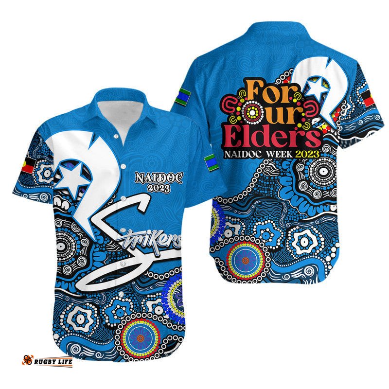 Adelaide Strikers Cricket Hawaiian Shirt NAIDOC Patterns
