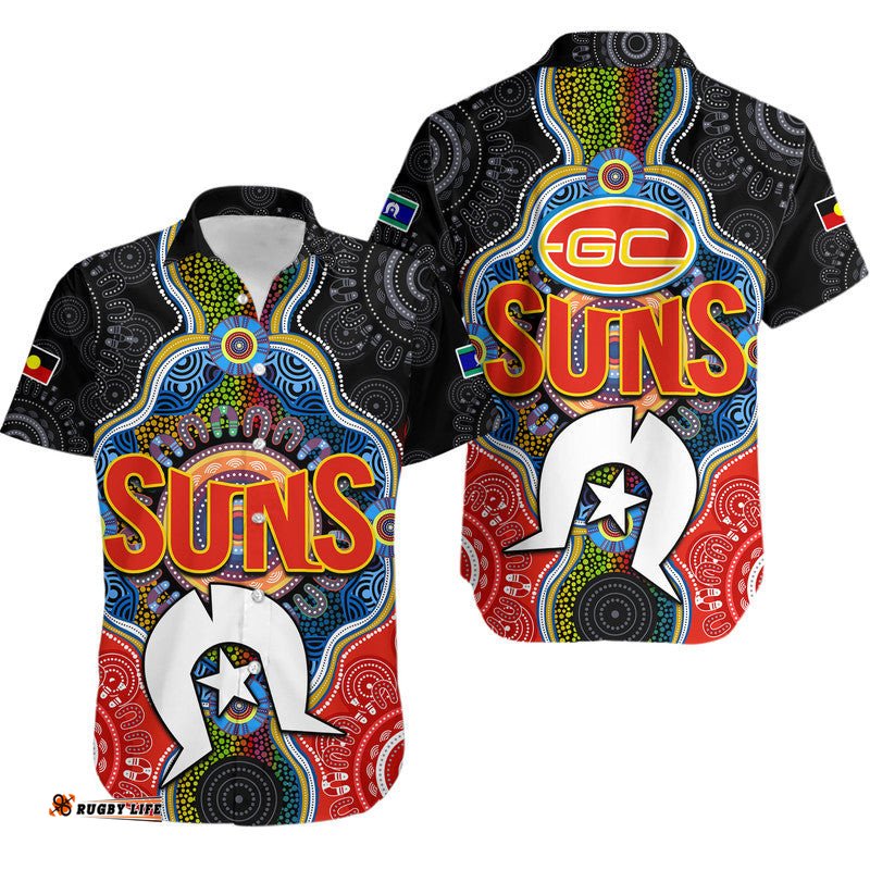 Suns Football NAIDOC Week Hawaiian Shirt Indigenous