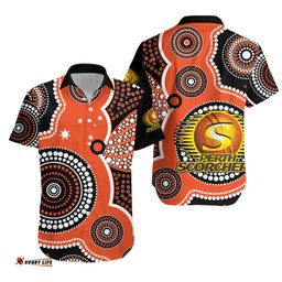 Perth Scorchers Hawaiian Shirt Australia Cricket BBL Aboriginal