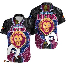 Brisbane Lions Football NAIDOC Week Hawaiian Shirt Indigenous