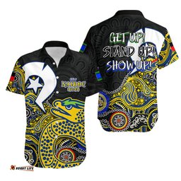 Eels Rugby Hawaiian Shirt NAIDOC Patterns