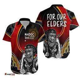 NAIDOC Week Hawaiian Shirt Aboriginal Art For Our Elders