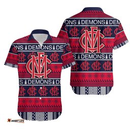 Australian Football League Christmas Demons Hawaiian Shirt