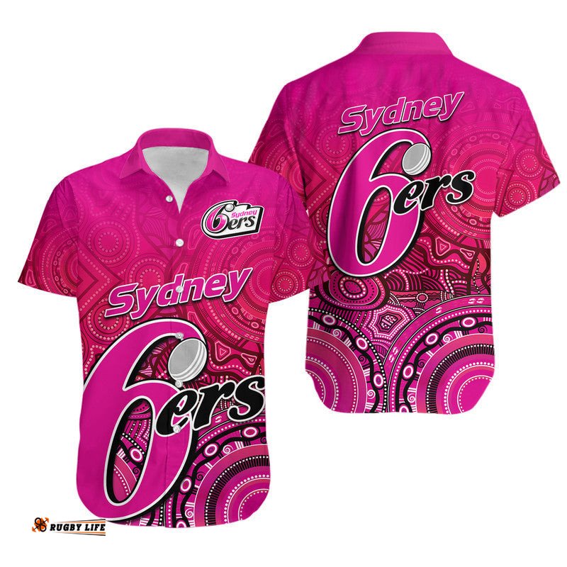 Sydney Sixers Indigenous Aboriginal Arts Hawaiian Shirt