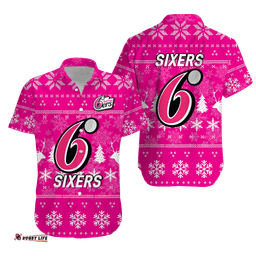 Sydney Sixers Cricket Australian Christmas Ugly Style Hawaiian Shirt