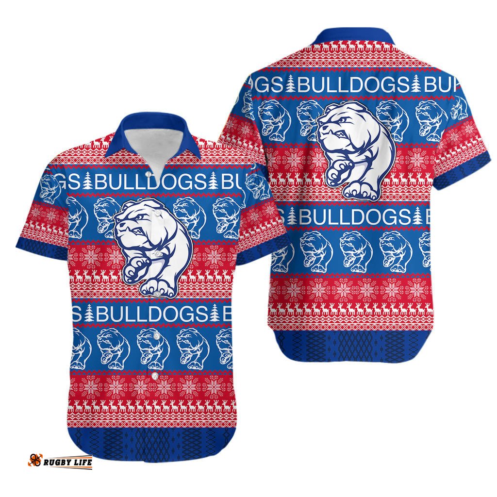 Australian Football League Christmas Bulldogs Hawaiian Shirt