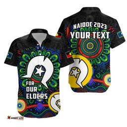 Custom Personalised Australia NAIDOC Week Hawaiian Shirt Aboriginal For Our Elders