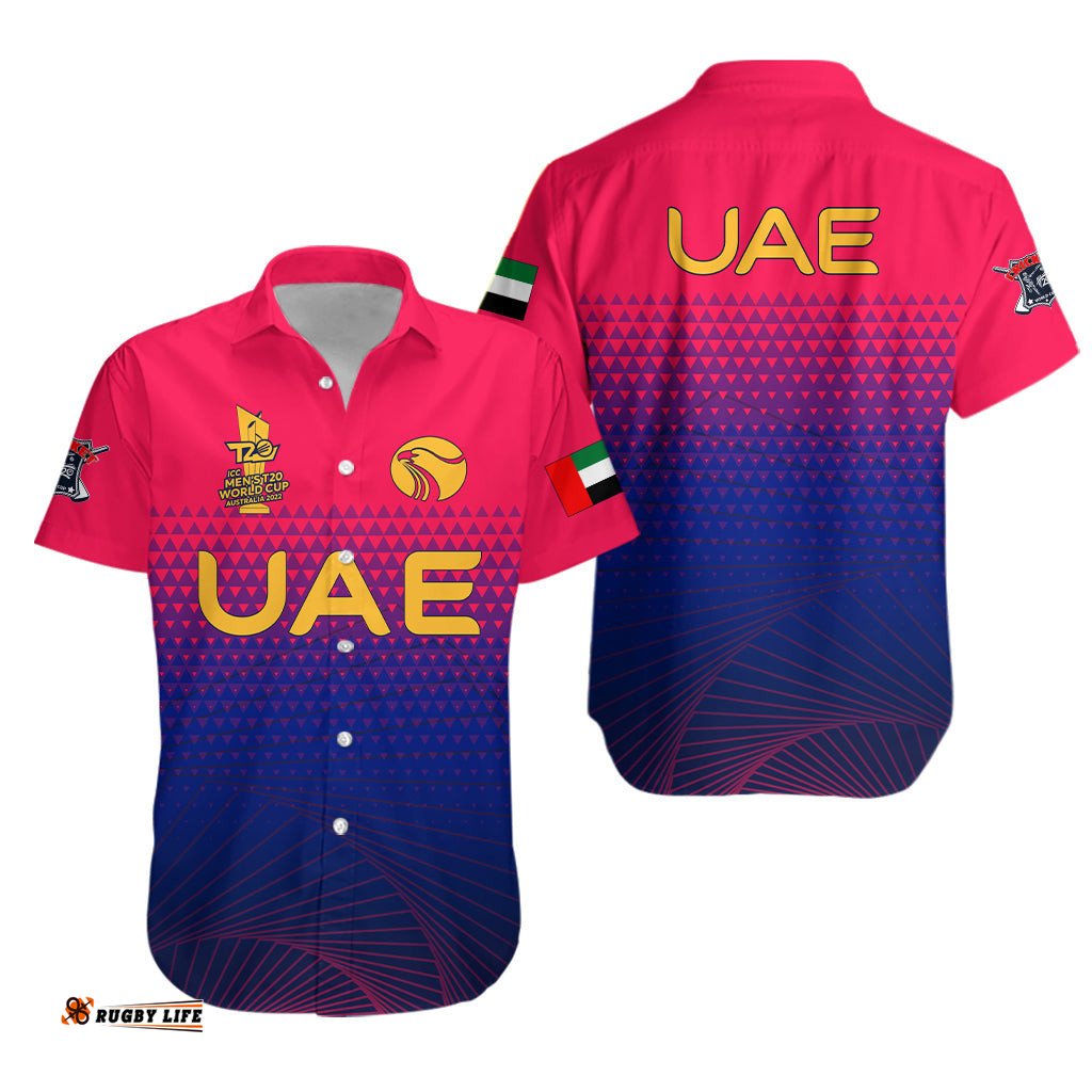 United Arab Emirates Cricket T20 World Cup Men's Hawaiian Shirt
