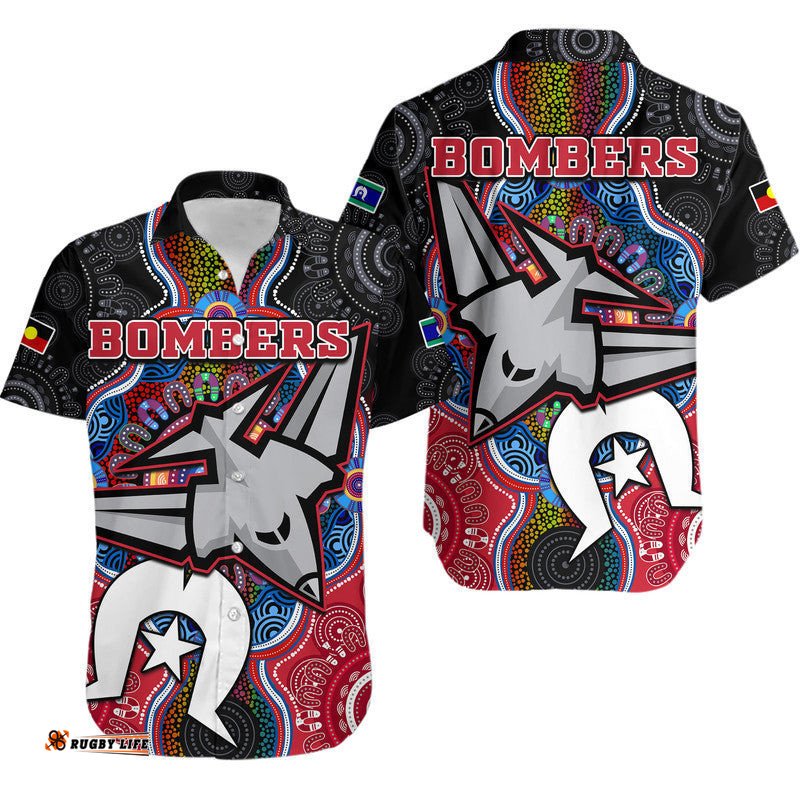 Bombers Football NAIDOC Week Hawaiian Shirt Indigenous