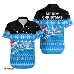 Adelaide Strikers Cricket Hawaiian Shirt Aboriginal Merry Christmas