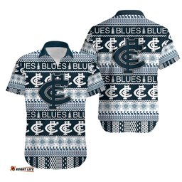Australian Football League Christmas Blues Hawaiian Shirt