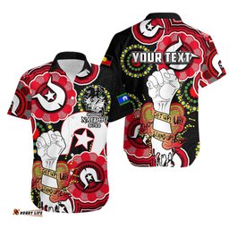 Custom Personalised Dragons Rugby NAIDOC Week Hawaiian Shirt Let's Fight Together No.2