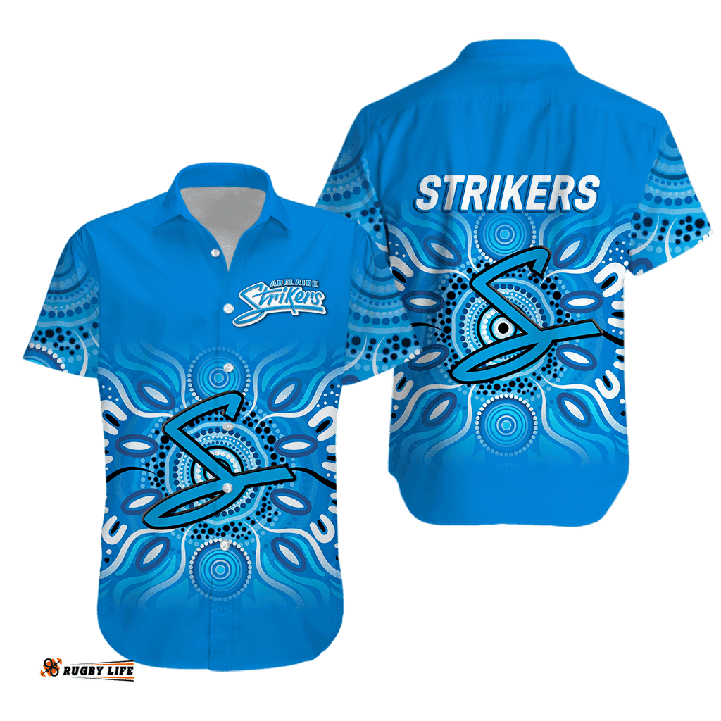 Adelaide Strikers Aboriginal Cricket Hawaiian Shirt