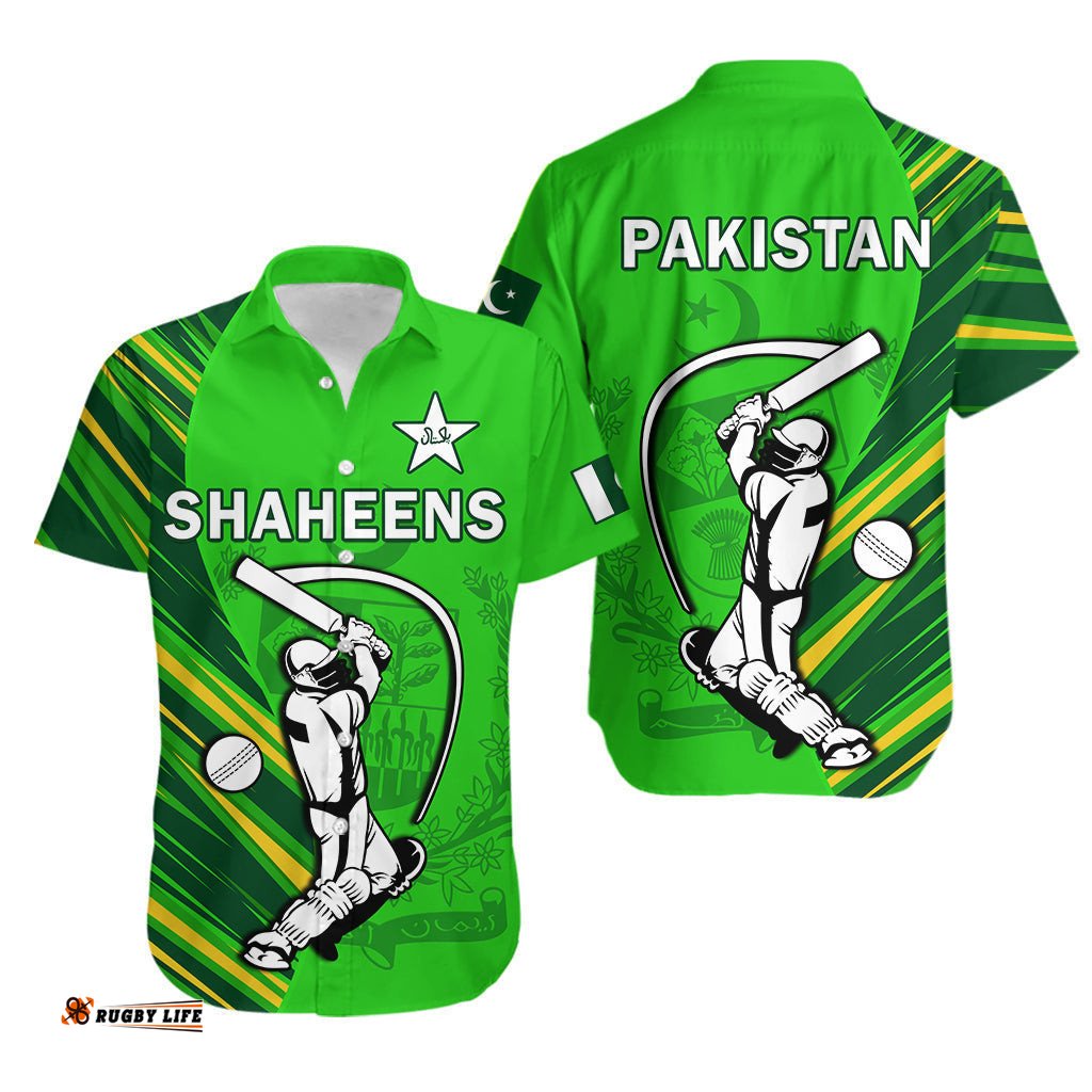 Pakistan Cricket Hawaiian Shirt Go Shaheens Simple Style