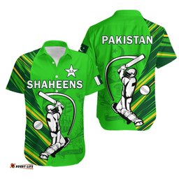 Pakistan Cricket Hawaiian Shirt Go Shaheens Simple Style