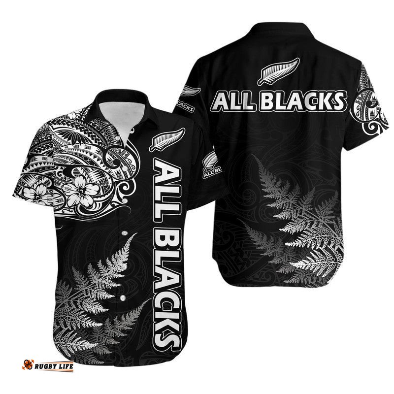 New Zealand Silver Fern Rugby Hawaiian Shirt Maori Ethics Style