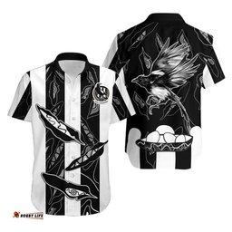 Collingwood Magpies Hawaiian Shirt Indigenous Guernsey No2 Version