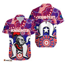 Custom Personalised Knights Torres Strait Islanders Mix Aboriginal Hawaiaan Shirt