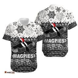 Magpies Hawaiian Shirt Christmas