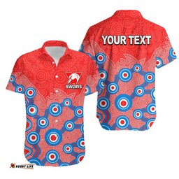 Custom Personalised Swans Football Hawaiian Shirt
