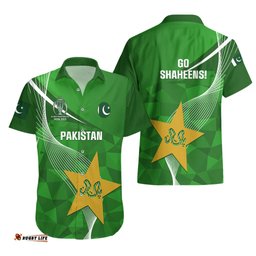 Pakistan Cricket Hawaiian Shirt Shaheens Go Champions World Cup