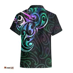 Matariki New Zealand Hawaiian Shirt Maori New Year Galaxy Sky Green