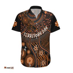 Personalised Northern Territory Day Hawaiian Shirt Indigenous Sun and Life Art