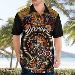Personalised Australian Astrology Hawaiian Shirt Aboriginal Kangaroo Zodiac Sign