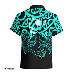 Matariki New Zealand Hawaiian Shirt Maori New Year Turquoise