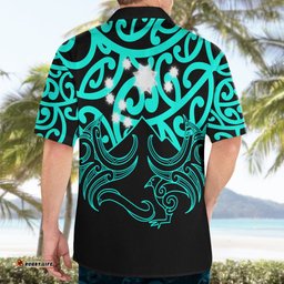 Matariki New Zealand Hawaiian Shirt Maori New Year Turquoise