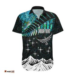 Personalised Maori New Year Hawaiian Shirt Matariki Mix Paua Shell