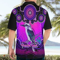Personalised Australia Sagittarius Kookaburra Zodiac Hawaiian Shirt Auz Astrology Aboriginal Magenta