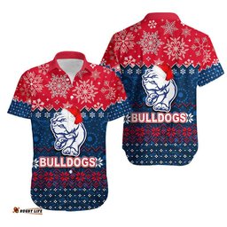 Western Bulldogs Hawaiian Shirt Christmas