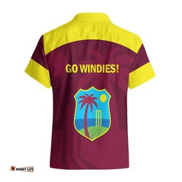 West Indies Cricket Hawaiian Shirt Go Windies Dynamic Version